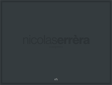 Tablet Screenshot of nicolaserrera.com